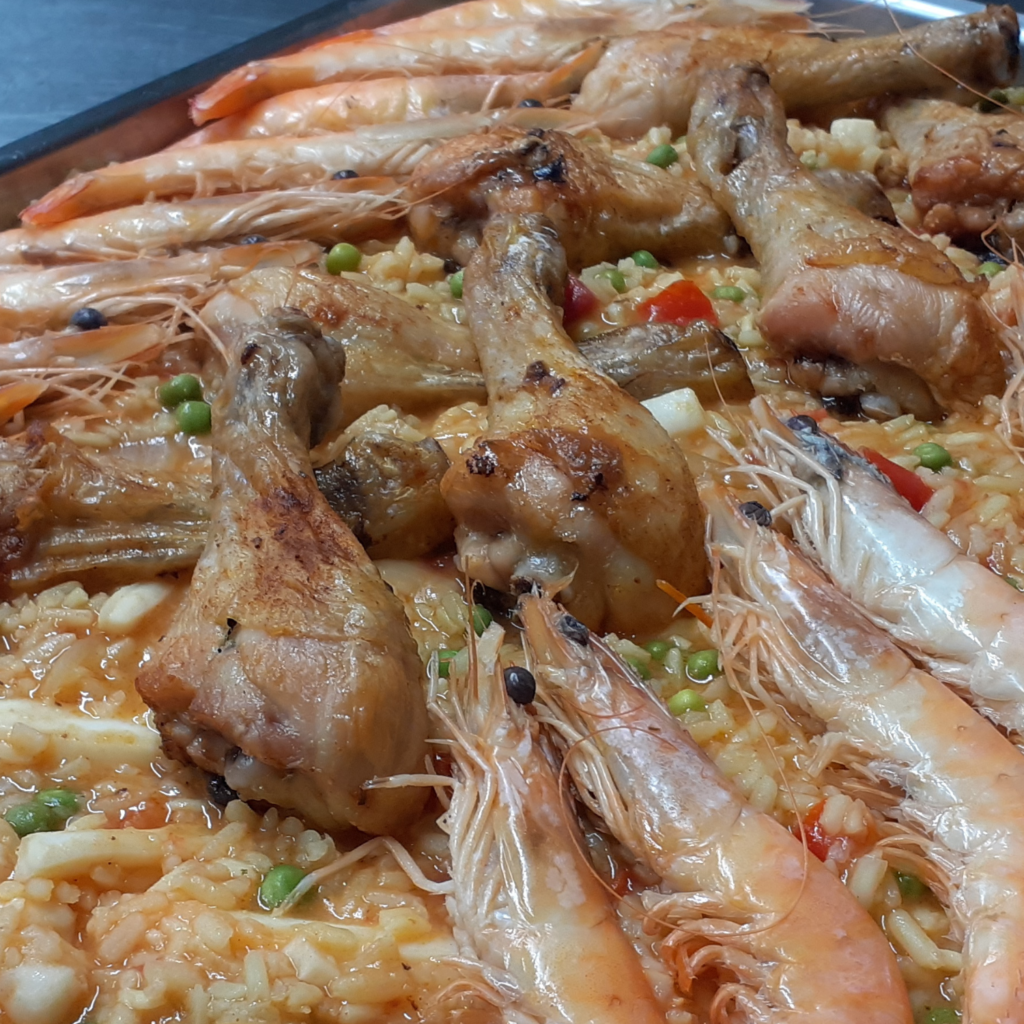 buffet chaud paella cocotte cassegraine