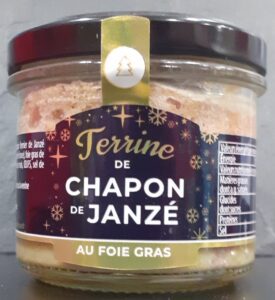 Terrine de chapon de Janzé au foie gras Cocotte Cassegraine