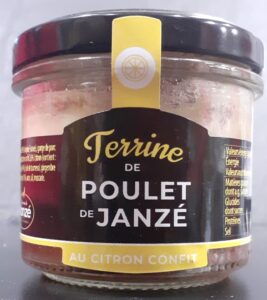 Terrine de poulet de Janzé au citron confit Cocotte Cassegraine