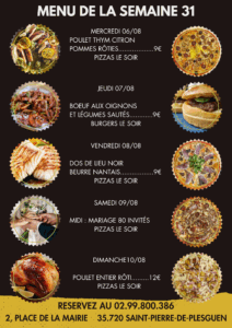 menu cocotte cassegraine restaurant semaine 32