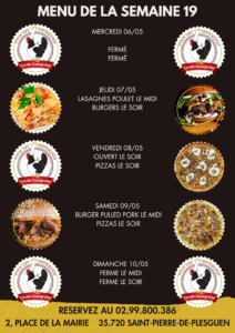 menu cocotte cassegraine restaurant st pierre de plesguen